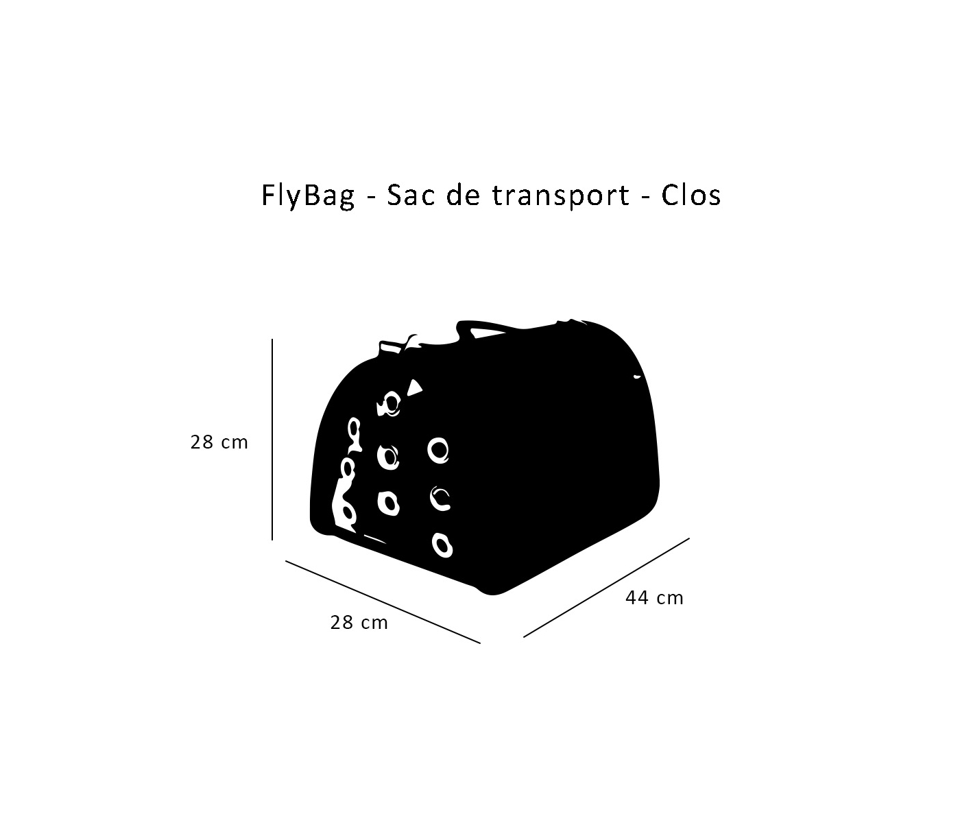 FlyBag - Sac de transport - Clos