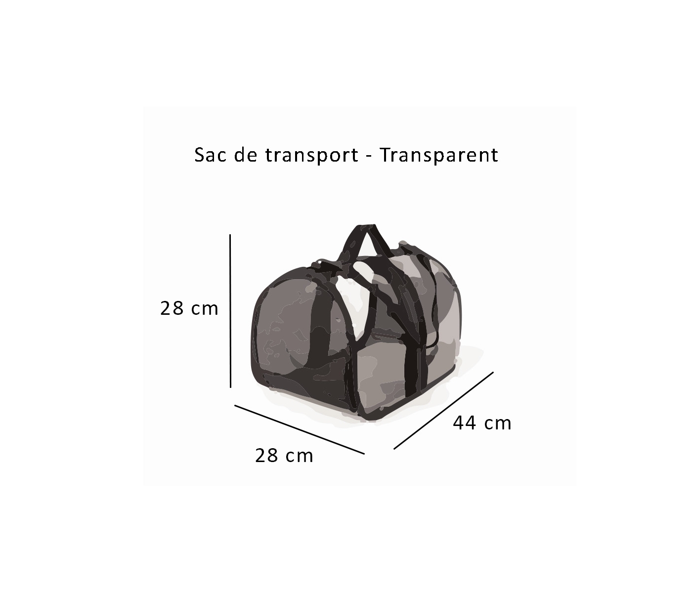 Sac de transport - Transparent